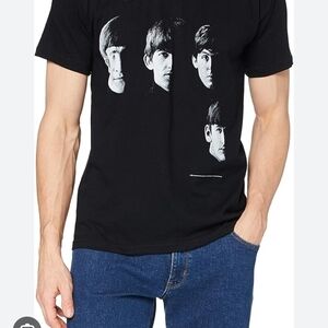 The Beatles Black and White 'With The Beatles' Photo Tee